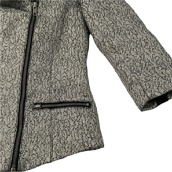 ASOS Petite Metallic  Blazer Zipper Blazer with front zip pockets - Picture 8 of 12